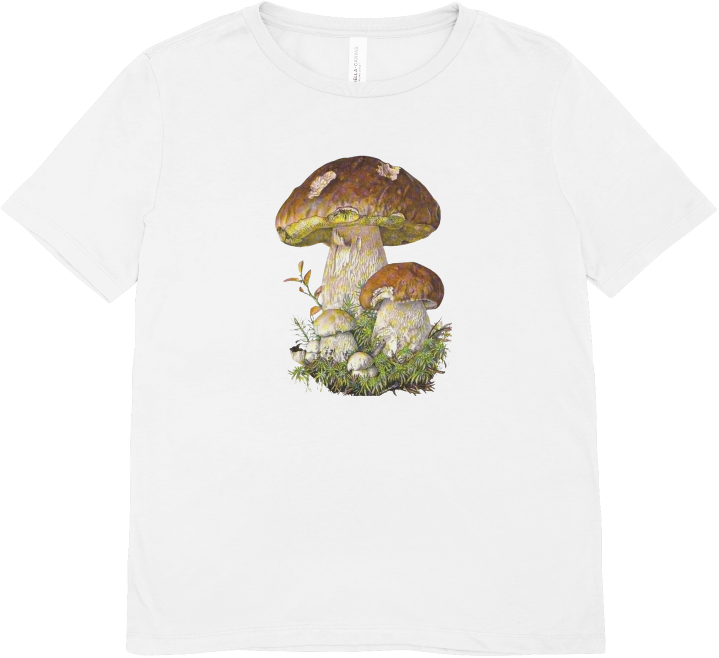 Tricou unisex cu ciuperci 100% bumbac HRIBI