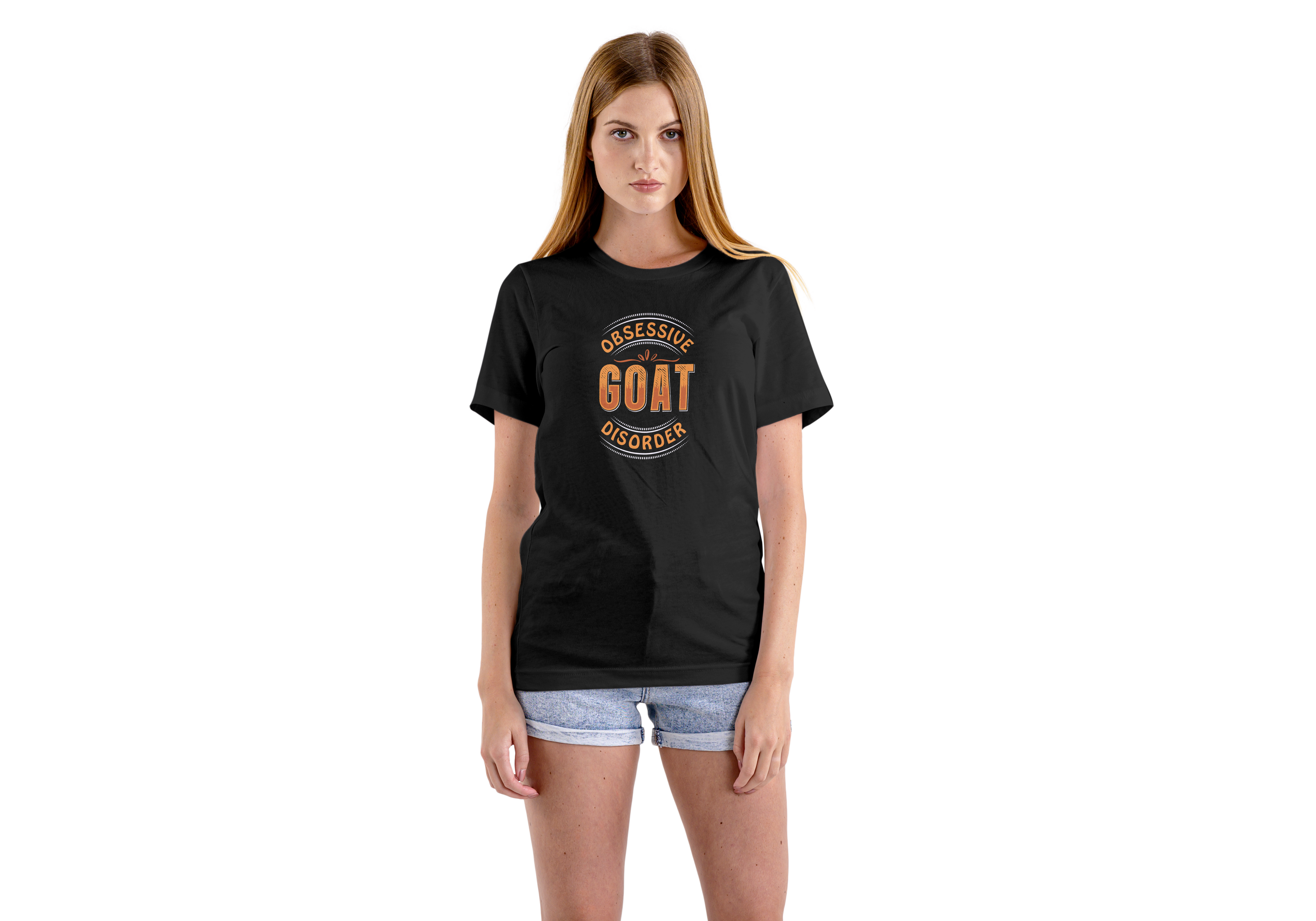 Tricou unisex cu capra 100% bumbac OGD