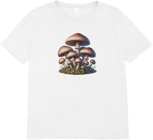 Tricou unisex cu ciuperci 100% bumbac AGARICUS