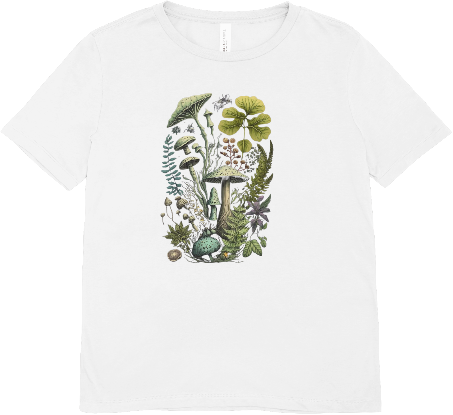 Tricou unisex cu ciuperci 100% bumbac AMAZING MUSHROOM