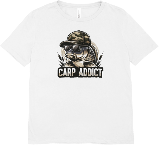 Tricou barbatesc pescuit 100% bumbac CARP ADDICT