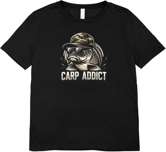 Tricou barbatesc pescuit 100% bumbac CARP ADDICT