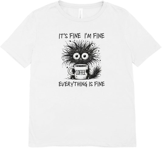 Tricou unisex cu pisici 100% bumbac Coffe