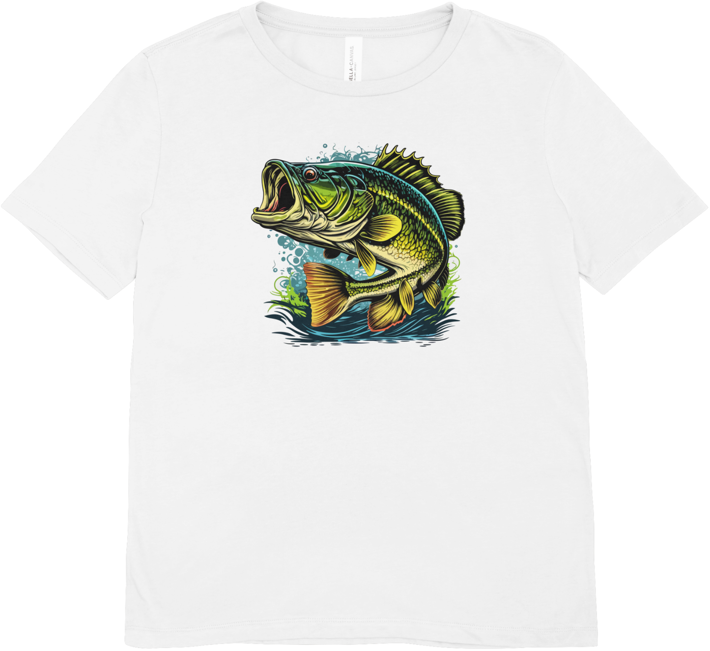 Tricou barbatesc pescuit 100% bumbac CRAZY FISH