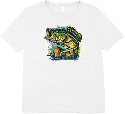 Tricou barbatesc pescuit 100% bumbac CRAZY FISH