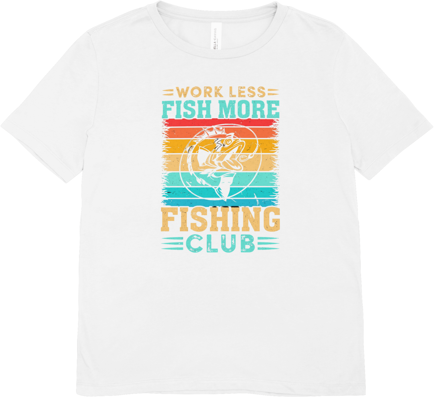 Tricou barbatesc pescuit 100% bumbac PESTE MAI MULT