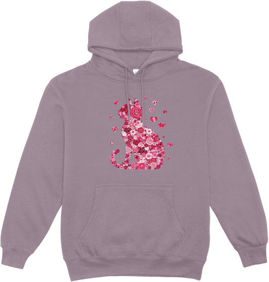 Hanorac paragon unisex 80% bumbac FLOWER CAT