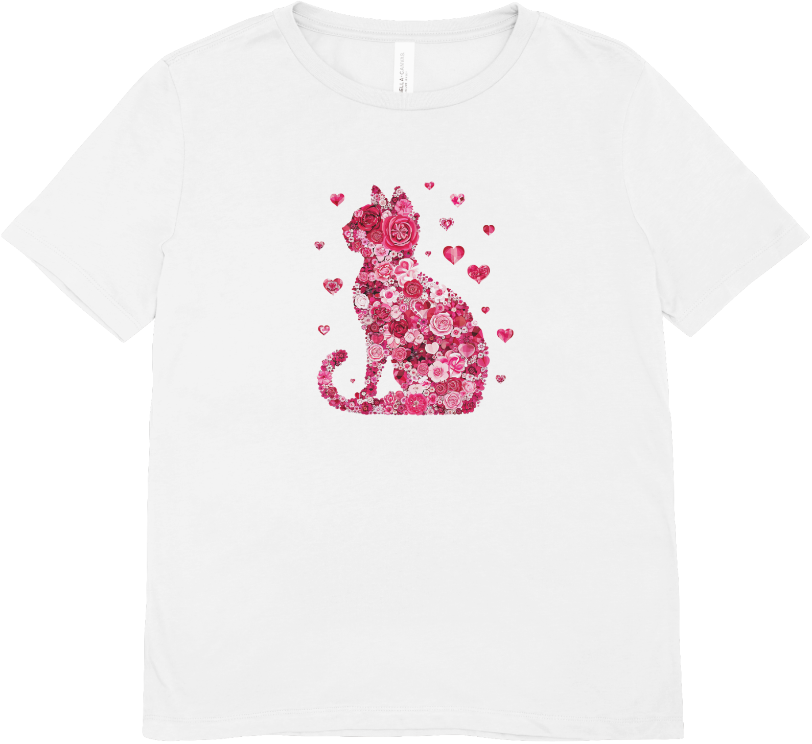 Tricou cu pisici 100% bumbac FLOWER CAT