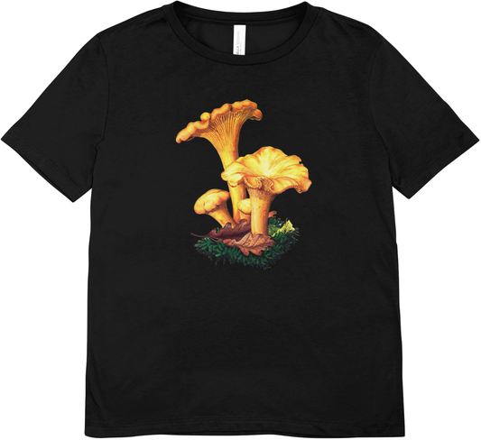 Tricou unisex cu ciuperci 100% bumbac GALBIORI