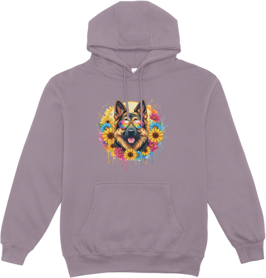 Hanorac paragon unisex 80% bumbac FLOWER DOG