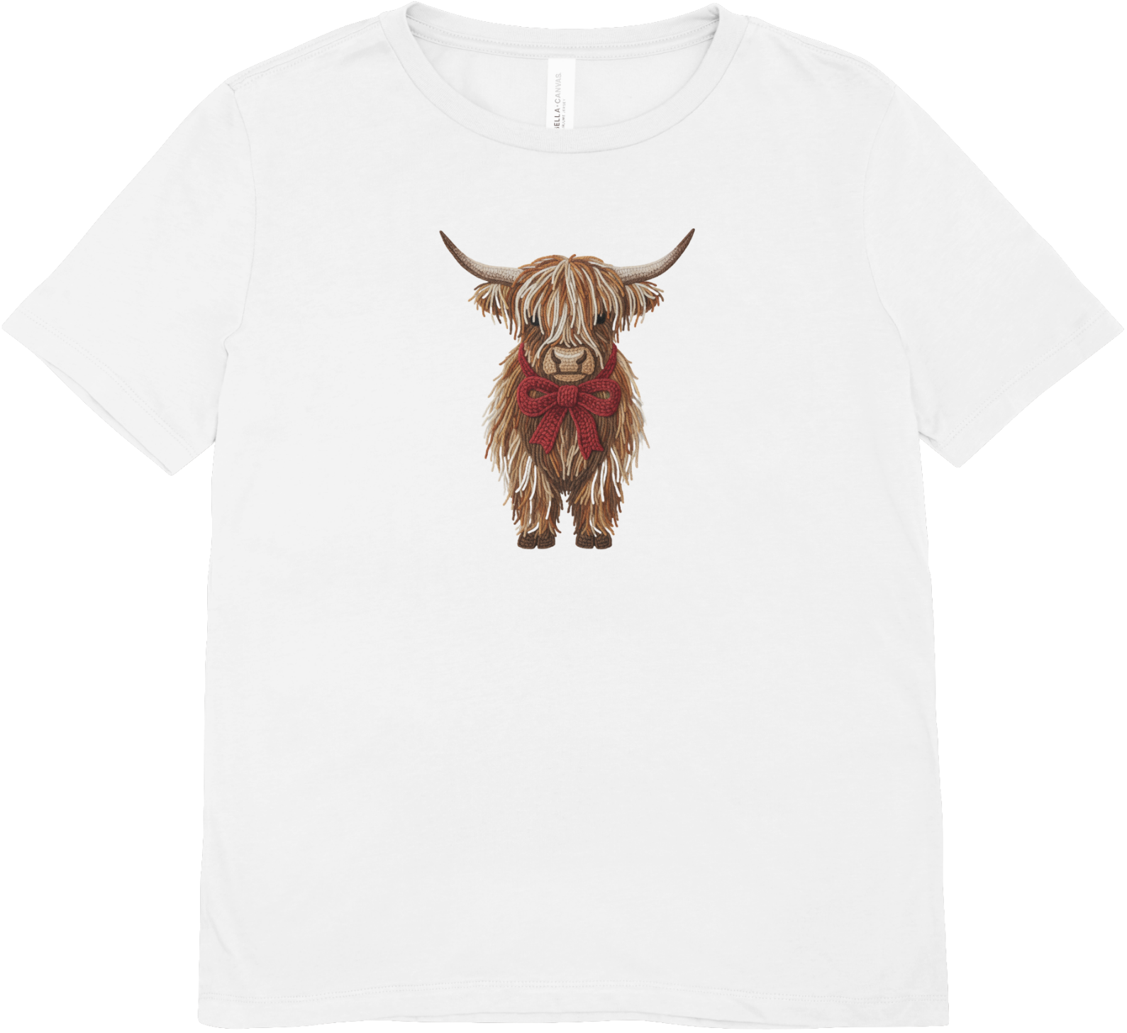 Tricou unisex cu vaci 100% bumbac HIGHLAND