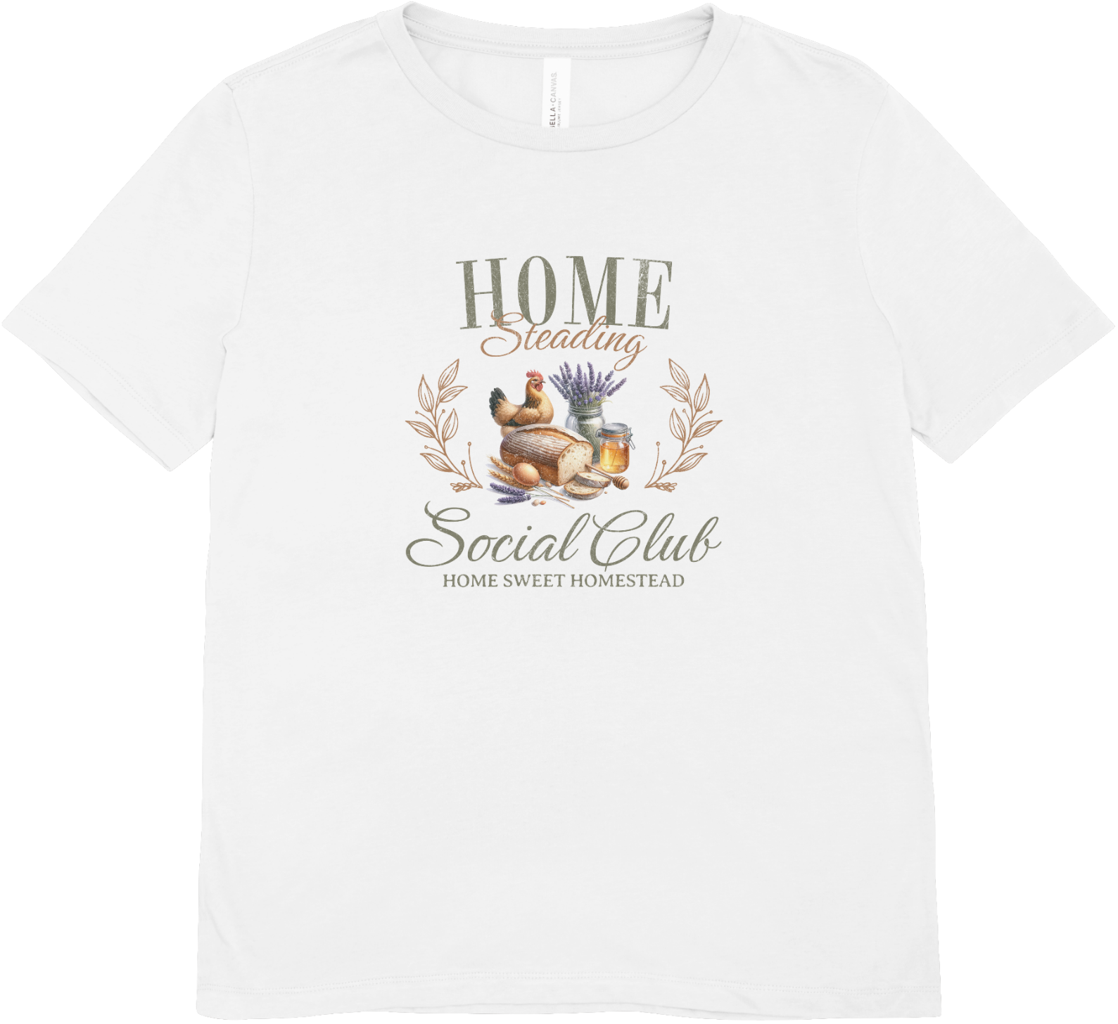 Tricou unisex cu tematica homestead 100% bumbac Home steading