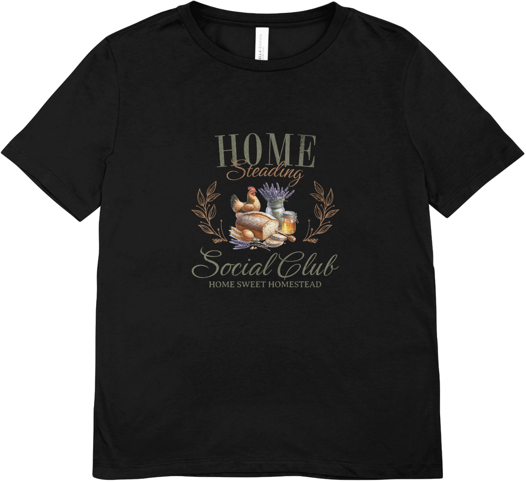 Tricou unisex cu tematica homestead 100% bumbac Home steading