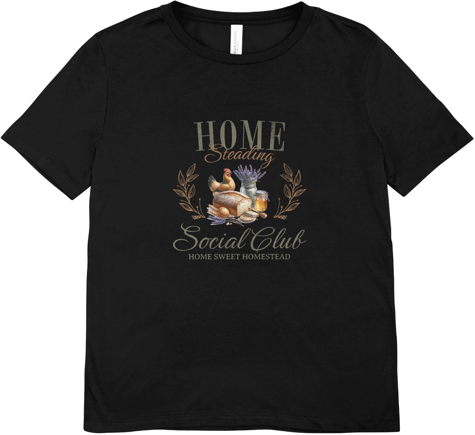 Tricou unisex cu tematica homestead 100% bumbac Home steading