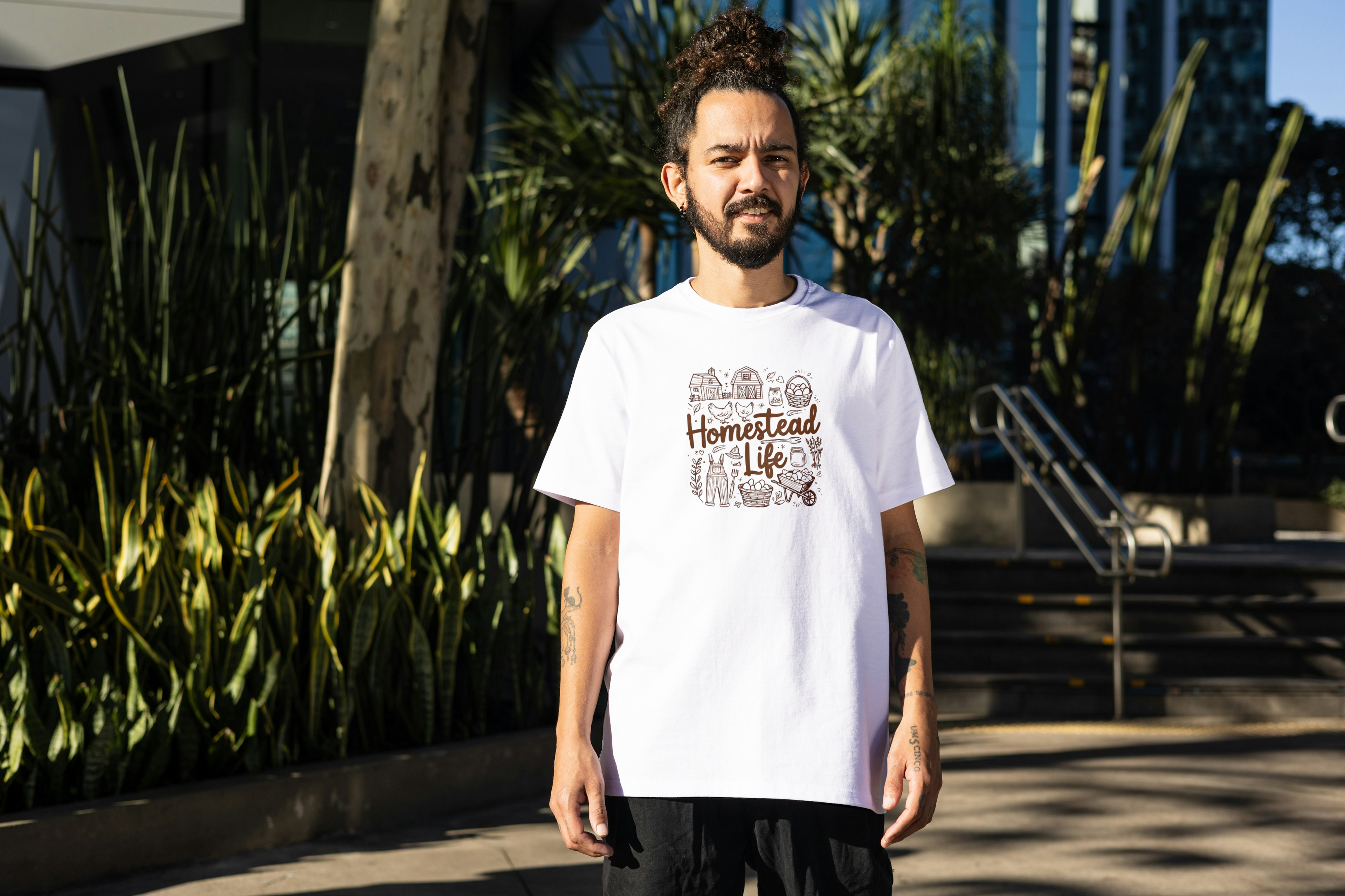 Tricou unisex cu tematică homestead 100% bumbac HOMESTEAD LIFE