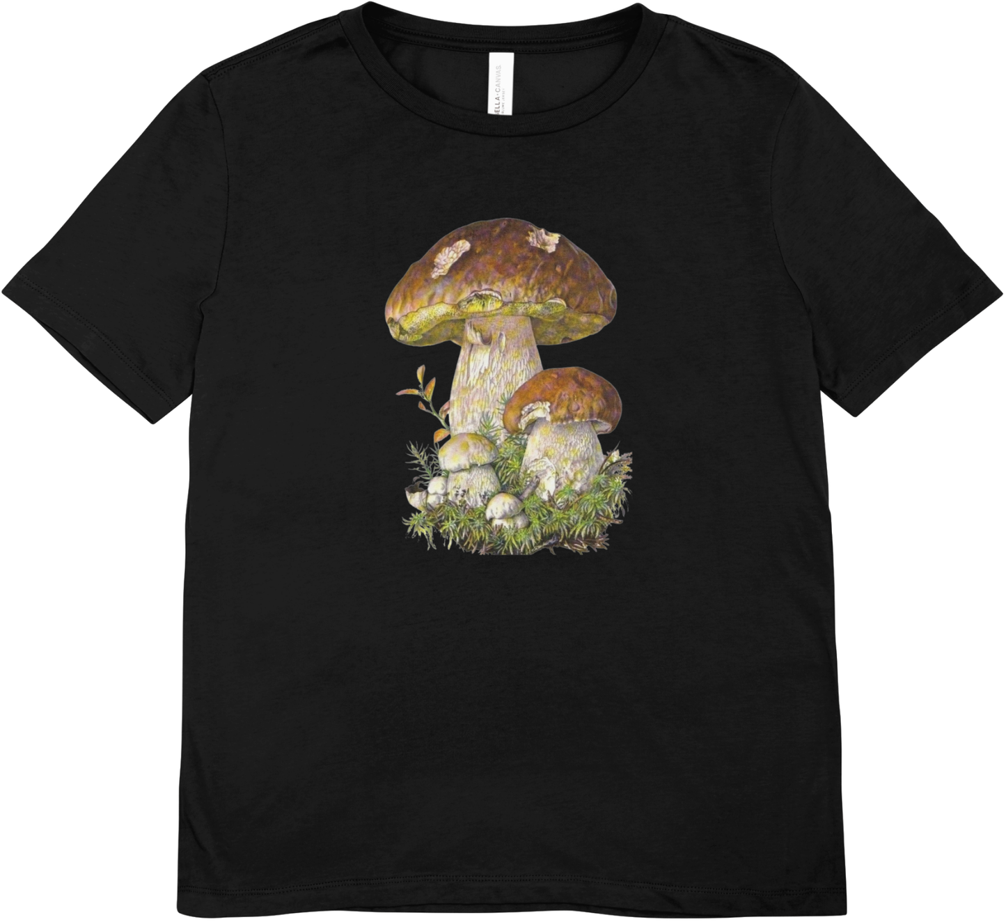 Tricou unisex cu ciuperci 100% bumbac HRIBI