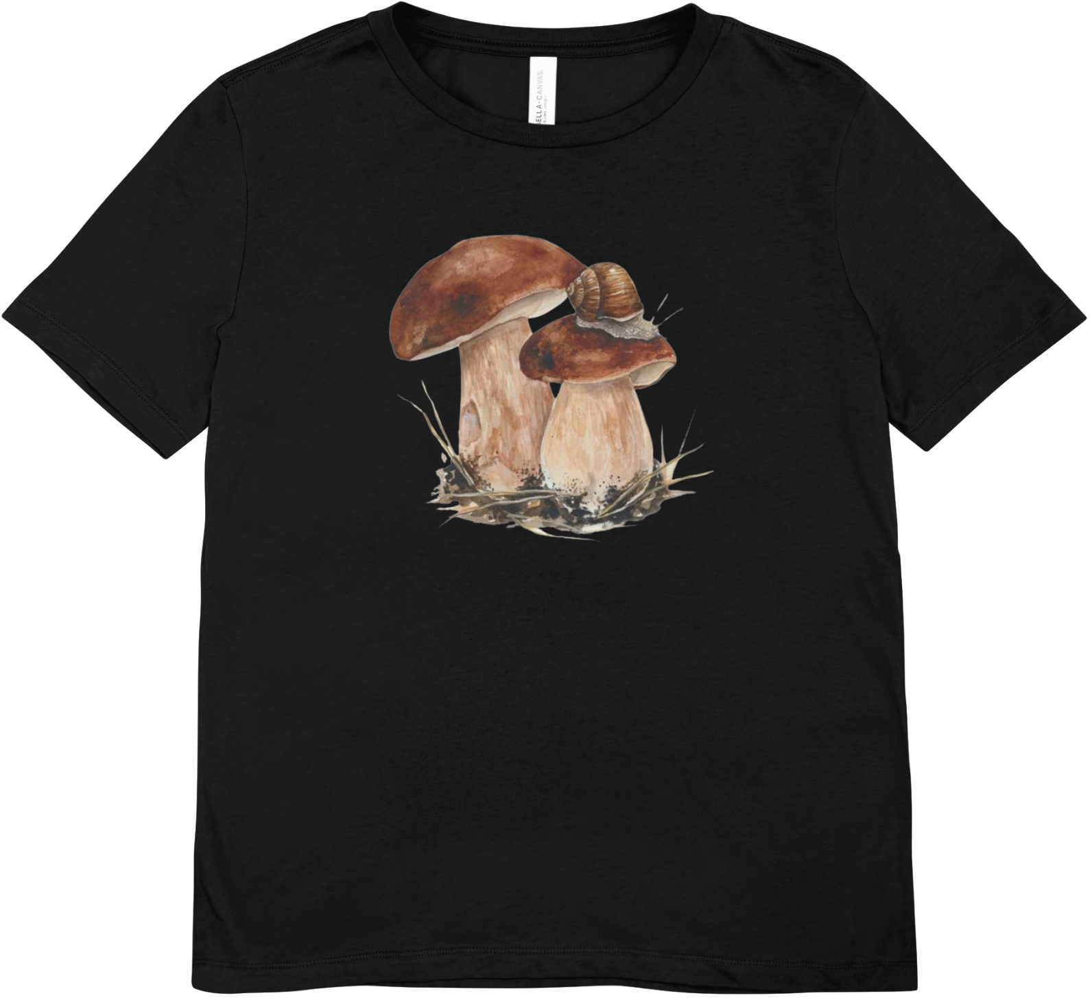 Tricou unisex cu ciuperci 100% bumbac MELC PE HRIB