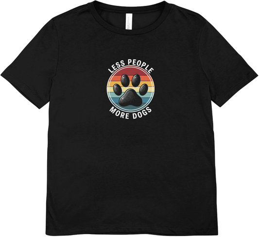 Tricou unisex cu căței 100% bumbac MORE DOGS