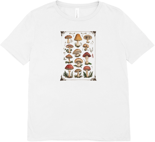 Tricou unisex cu ciuperci 100% bumbac SOI