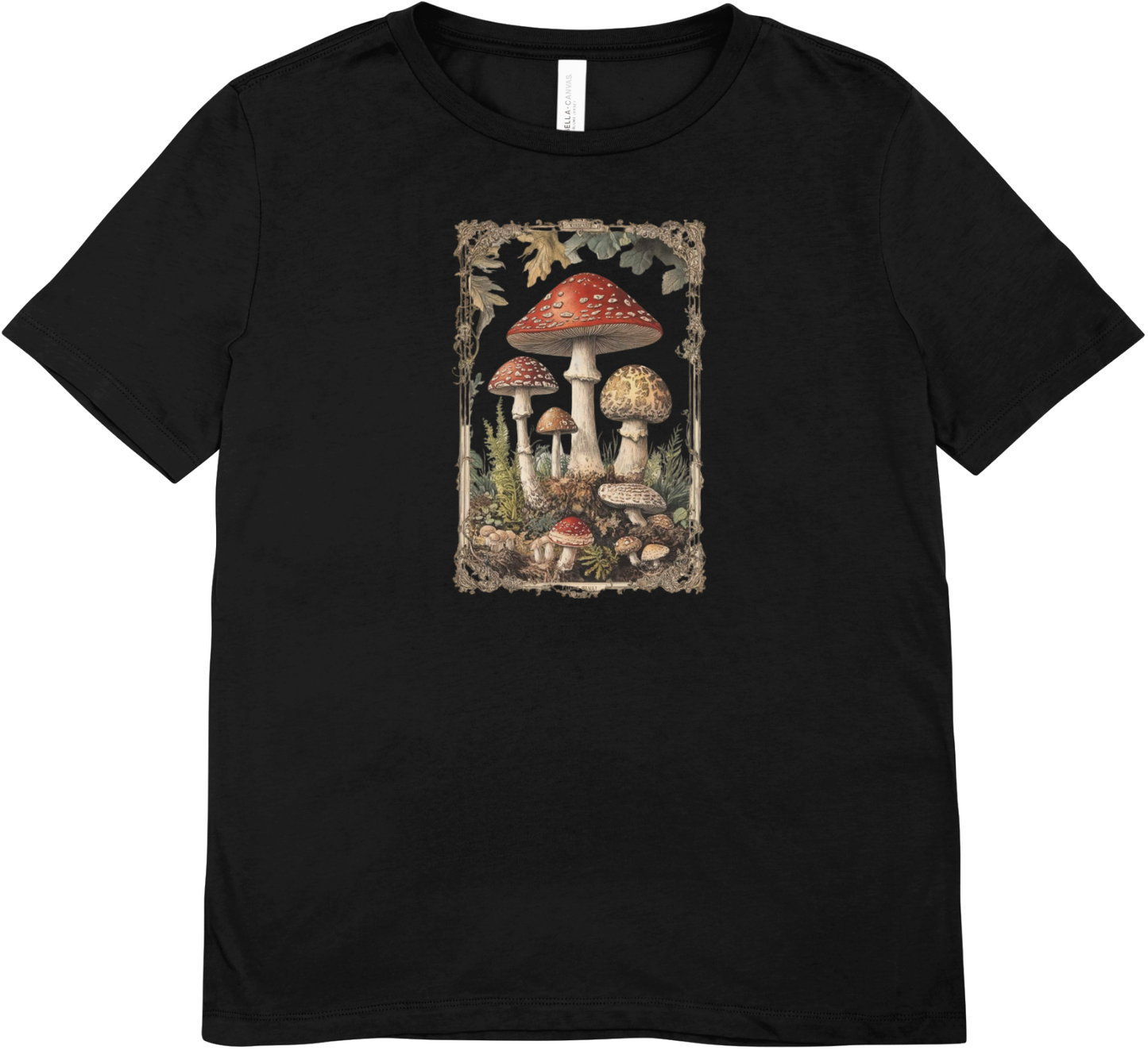 Tricou unisex cu ciuperci 100% bumbac MUSCARIA DREAM