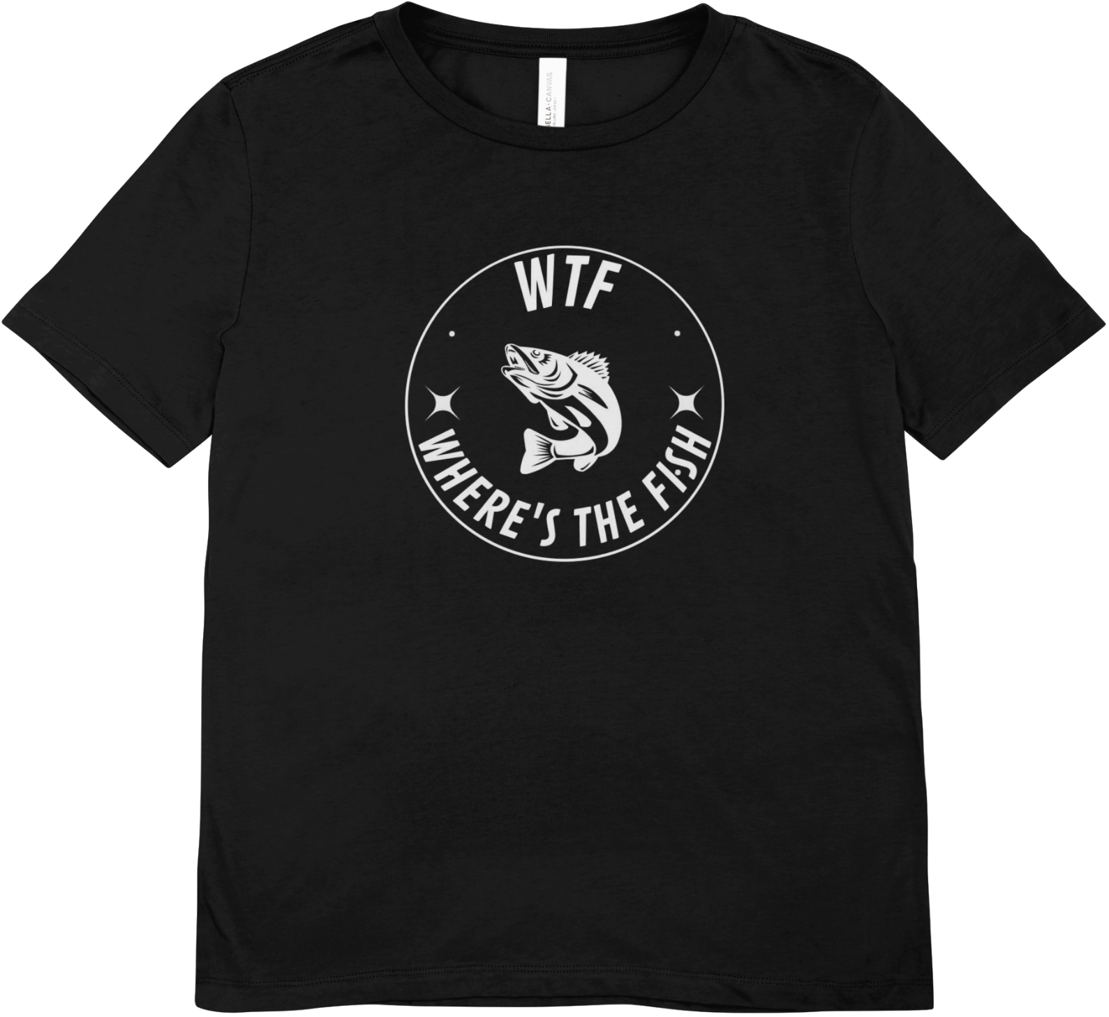 Tricou barbatesc pescuit 100% bumbac WTF