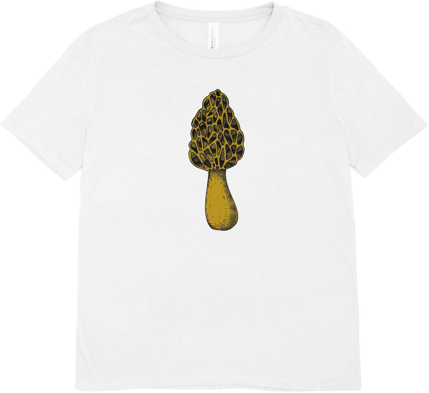 Tricou unisex cu ciuperci 100% bumbac MORCHELLA