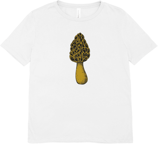 Tricou unisex cu ciuperci 100% bumbac MORCHELLA