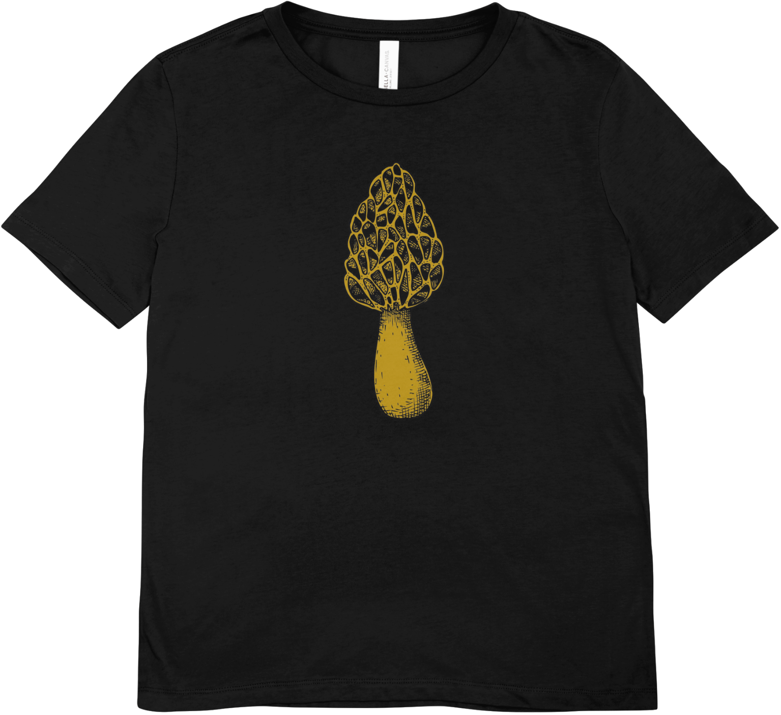 Tricou unisex cu ciuperci 100% bumbac MORCHELLA